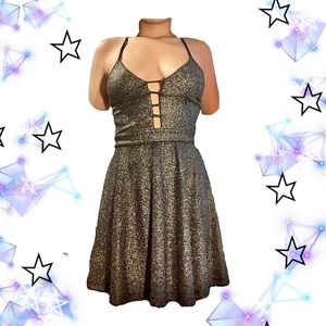 Y2K Reflective Rave Tanktop Dress